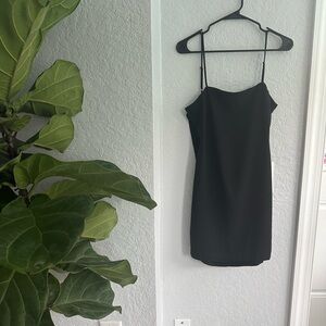 Elegant Black Slip Dress